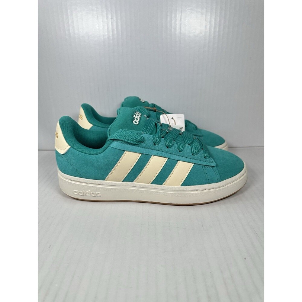 Size 8.5 adidas Grand Court Alpha 00s Lace Up Womens Blue Green Shoes JQ3004